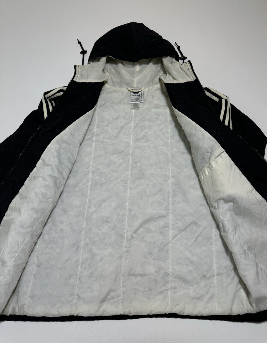 Vintage 90s Adidas Classic Big Trefoil Logo Hooded Jacket Vintage 90s Adidas Classic Big Trefoil Logo Hooded Jacket
