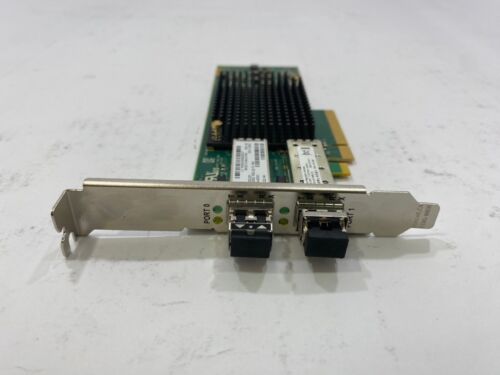 Q0L14A - HPE StoreFabric SN1200E 16Gb Dual Port Fibre Channel HBA Adapter - Picture 1 of 3
