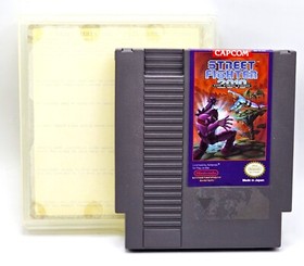 Street Fighter 2010-The Final Fight Capcom NES Cartridge, Plastic Case    (A9)