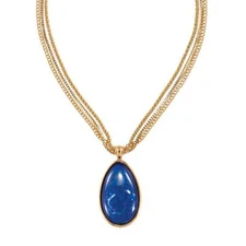 AVON TWILIGHT NECKLACE GOLDTONE NIB