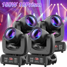 150W LED Moving Head Light RGBW Gobo Beam Stage DJ Disco KTV DMX Spot Lighting