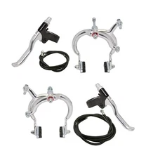 ALTALINE 1080 CHROME BICYCLE CRUISER ALLOY BRAKES FRONT & REAR SET.