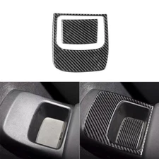 Rear Console Storage Panel Trim Carbon Fiber Cover For Supra GR A90 20-22