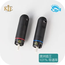 Australia KLE Second Generation ETI Bullet RCA Plug Series Copper/Silver Version