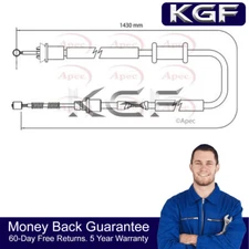 KGF Rear Right Hand Brake Cable Fits Ford Ka 2008-2016 1.2 dCi 1541338