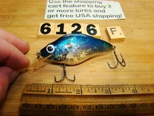 U6126 F NATURAL IKE SQUARE BILL FISHING LURE