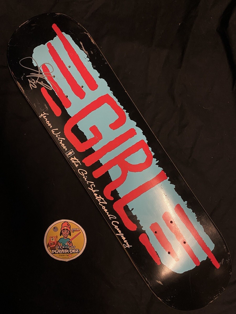 クルーザー Jeron Wilson インディペンデント RARE SIGNED Vintage GIRL Skateboards Jeron Wilson Skateboard Deck