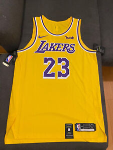 lebron james authentic lakers jersey