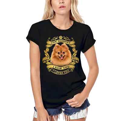 Damen Grafik T-Shirt aus Biobaumwolle In dem Moment als ich dich sah liebte ich