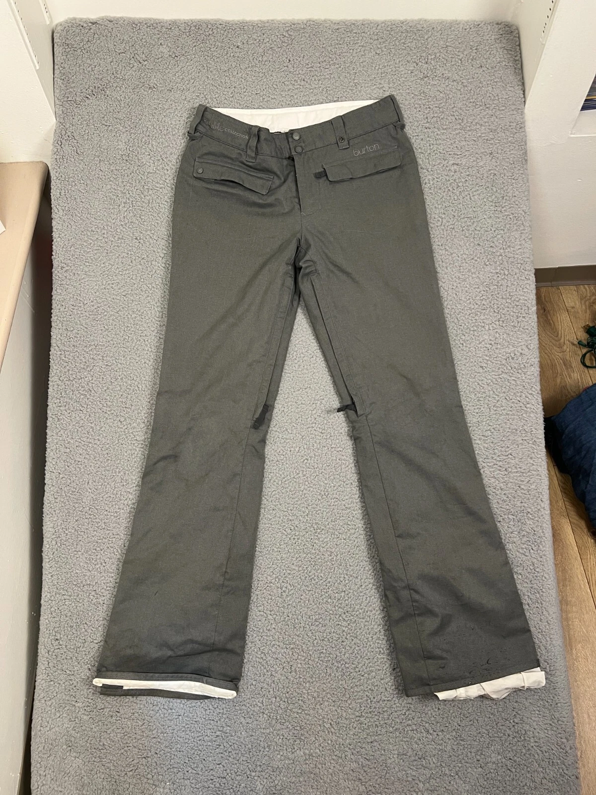 burton dry ride the white collection pants