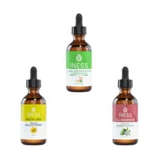 Lung-Gut-Brain Connection & Digestion Package – 3 Organic Tinctures (2oz Each)
