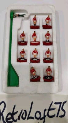 ② Subbuteo vintage team uit de jaren 70 - Manchester United - Complete