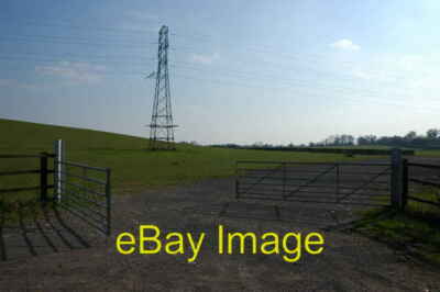 Photo 6x4 Pylon and power lines Welland Pylon and power lines crossing a  c2007