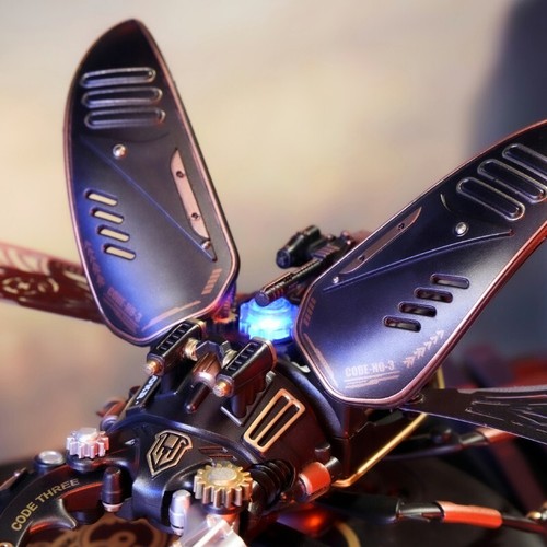 ROKR The Storm Beetle DIY Mechanic Organism 3D Puzzle Steampunk Design Kids Toys - Picture 8 of 11