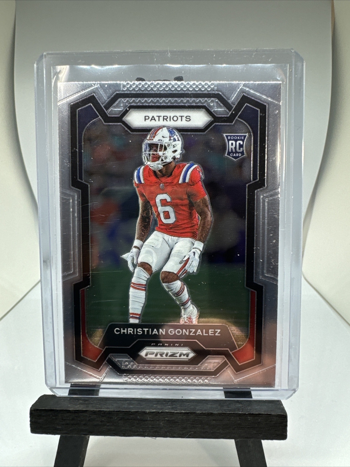 2023 Panini Prizm #369 Christian Gonzalez RC New England Patriots