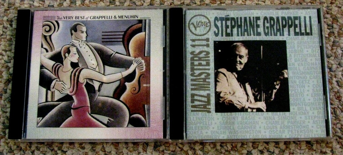STEPHANE GRAPPELLI~ LOT OF 2 CDs Jazz Violin FREE SHIPPING