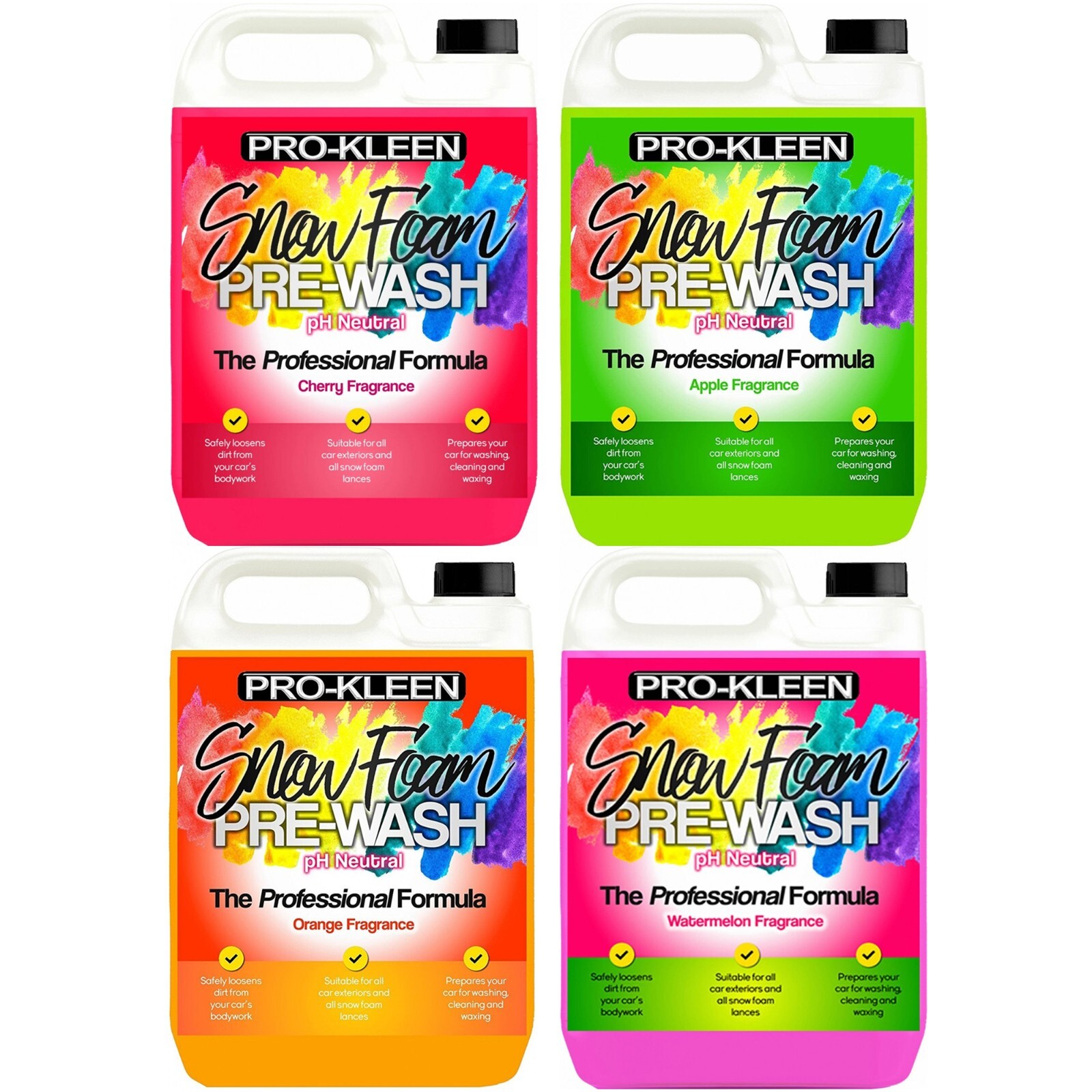 ProKleen Snow Foam Pre Wash Shampoo Non Caustic pH Neutral Car Lance Mix 20L