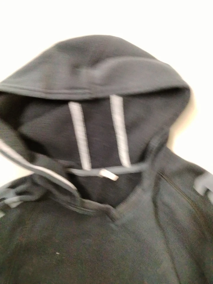 SUDADERA CON CAPUCHA GRIS UNDER ARMOUR TALLA YSM Foto 4 de 4