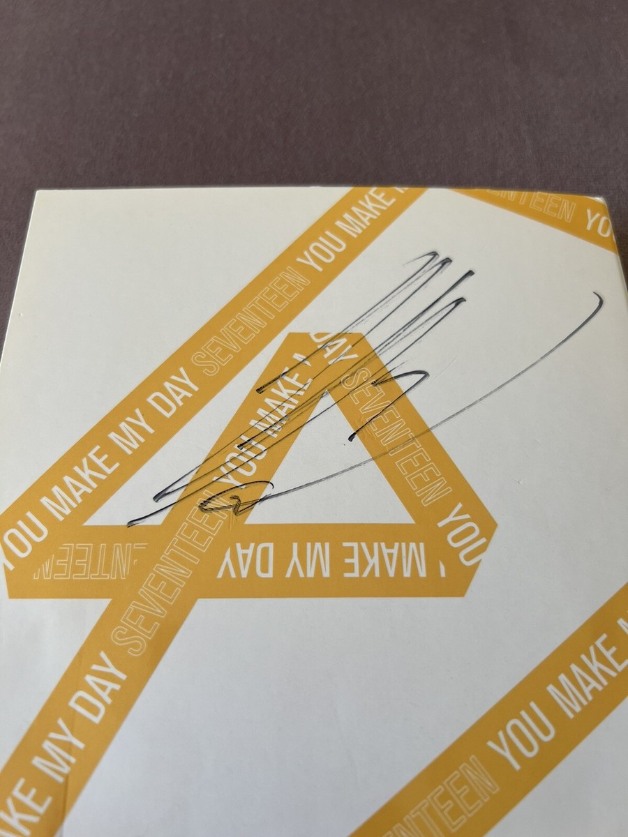 【WE MAKE YOU】 SEVENTEEN 直筆サイン入りCD WE MAKE YOU (CD+20P PHOTO BOOK) : SEVENTEEN | HMV&BOOKS