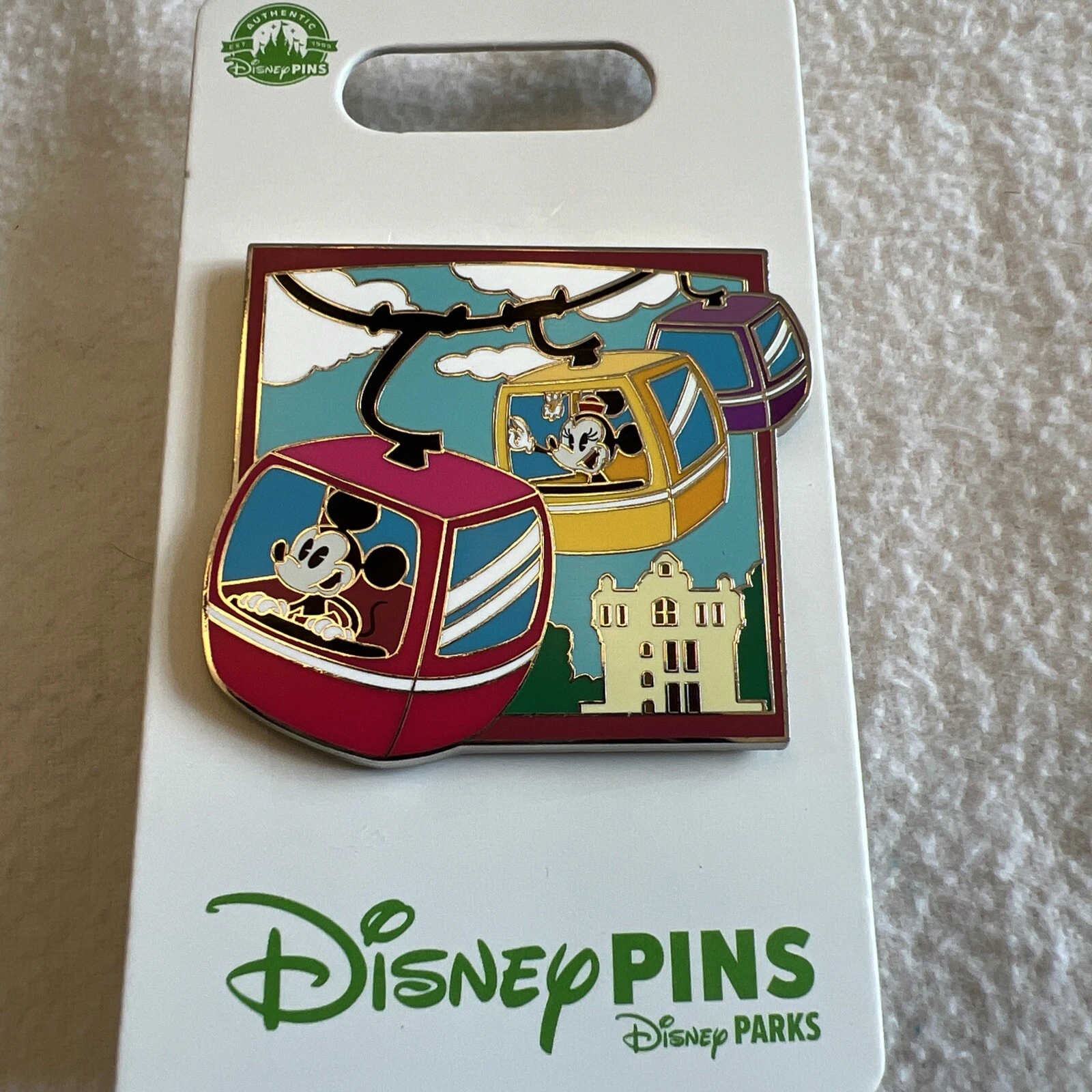 2024 Disney Parks Skyliner Mickey & Minnie Mouse OE Pin