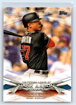 Giancarlo Stanton 2018 Topps MLB Awards Miami Marlins #MLBA-2