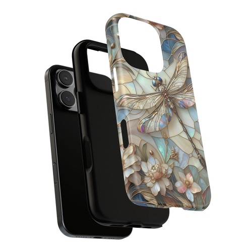 Luna Dragonfly Phone Case, Mother of Pearl Effect Phone Cover | X96 - 第 16/266 張圖片