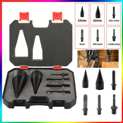 Hex Shank Log Wood Splitting Splitter Electric Hammer Drill Bit ...