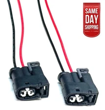 NEW Fits 16-18 Toyota Prius Rear Bumper Lower Brake Light LED Strip Connector 2x