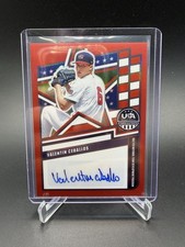 2026 Panini USA Stars & Stripes Valentin Ceballos RED PRIZM SP AUTO /99
