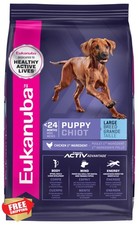Eukanuba Puppy Large Breed Dry Dog Food 40 lb Bag 3.32 per pound