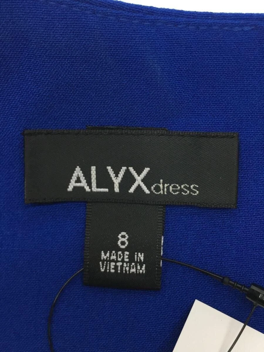 Abito smanicato 1017 Alyx 9SM blu poliestere taglia 8