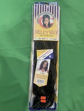 Milky Way 100 Human Hair Yaky Body Wave Extensions 12" Weaving Sew-In P1B/30