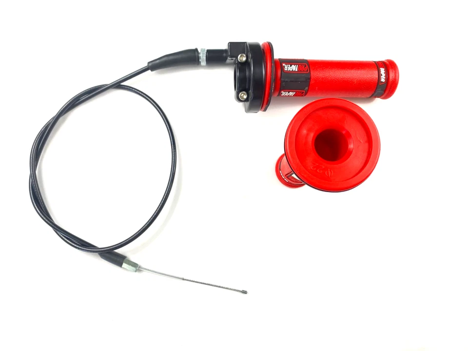 Empuñadura de mango y cable de acelerador para TTR125 TTR125E TTR125L TTR125LE color rojo Foto 3 de 3