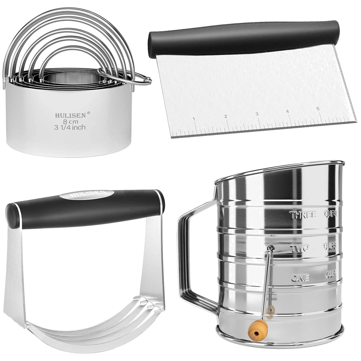 Stainless Steel Pastry Cutter Set