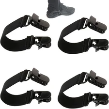 4 Pcs Boot Straps for Cowboy Boots, Adjustable Boot Clips Boot Straps Clips, Ela