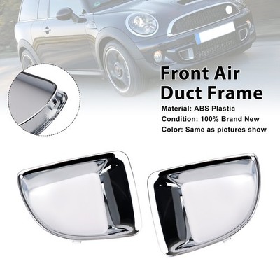 Chrome Front Air Duct Frame 51117255117 Für Mini R55 R56 R57 R58 R59 JCW S .
