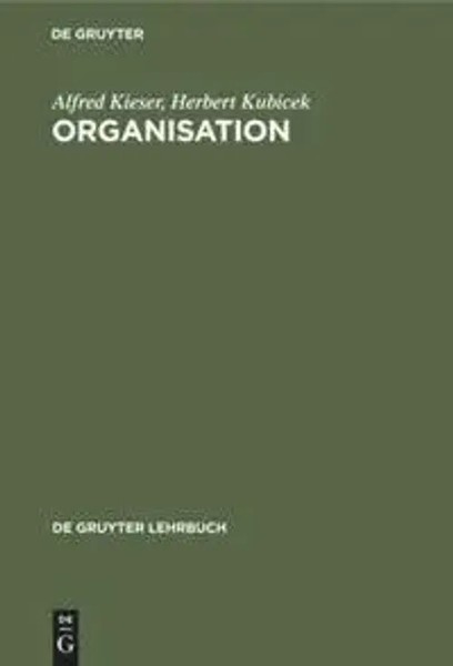 Herbert Kubicek (U. A.) | Organisation | Buch | Deutsch (1983) | De Gruyter-image