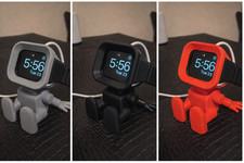 Apple Watch Charging Stand Robot Dock Holder 44mm 45mm Cute Desk Charger