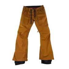 Burton Men's Large Snowboard Ski Pants DRYRIDE Burnt Orange Waterproof