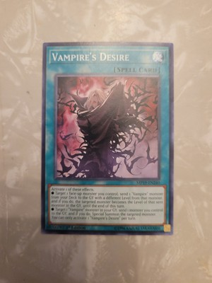 #ad Yugioh TCG Vampire#x27;s Desire MP19 EN240 NM 1996 $1.60
