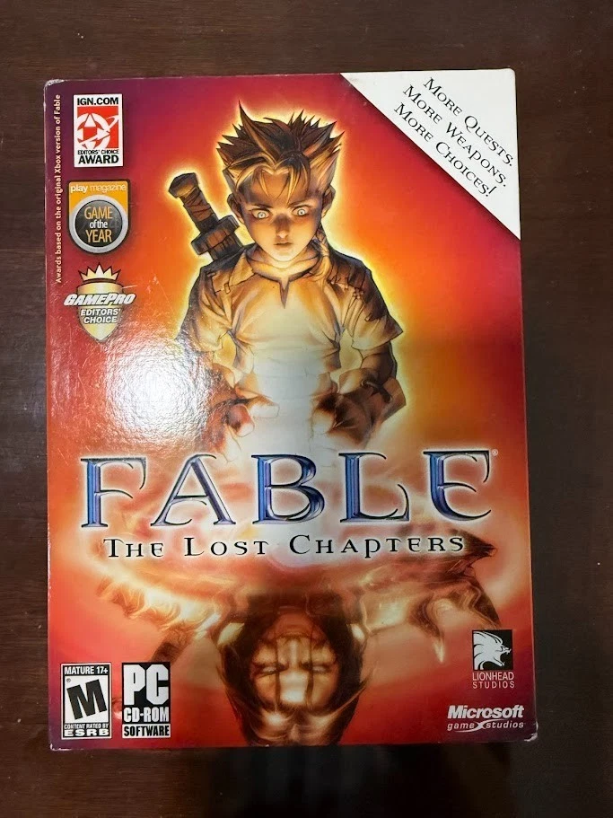 PC Fable: The Lost Chapters Role Playing Video Games for sale | eBay