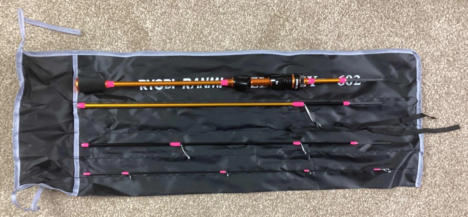 Ryobi Delicacy 662 6' 6" 4 pc. UL Travel Spinning Rod 4 piece (no.6)
Opens in a new window or tab