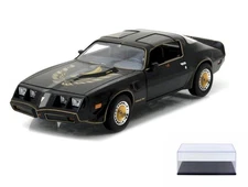 Diecast Car w/Display Case - 1980 Pontiac Firebird Trans Am T , Starlite Black