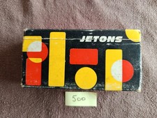 ♣️* Ancien jeu de cartes : Boîte de jetons :10 ,50 ,et 100