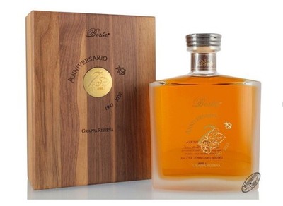 Berta: 75 Anniversario Grappa Riserva 43 % vol 1,5 Liter Jubiläums Edition - OVP