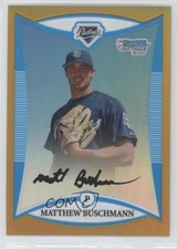 2008 Bowman Chrome Prospects Gold Refractor 14/50 Matt Buschmann Matthew 4k8