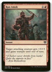 Run Amok 147/285 Kaldheim Common MTG