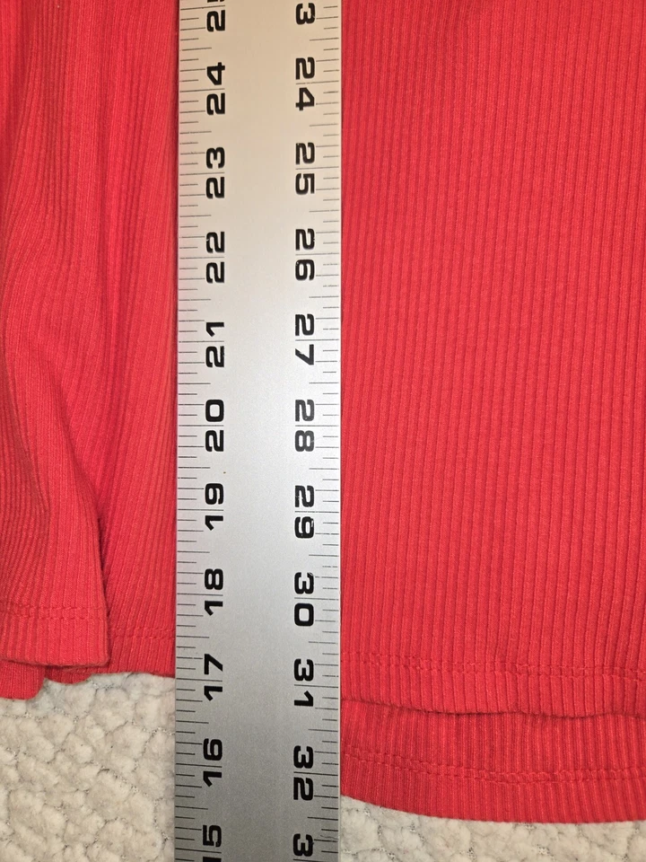 The Limited Top Feminino de Gola Vermelha com nervuras Tamanho 3X Escritório de Festa de Férias... - Imagem 4 de 4