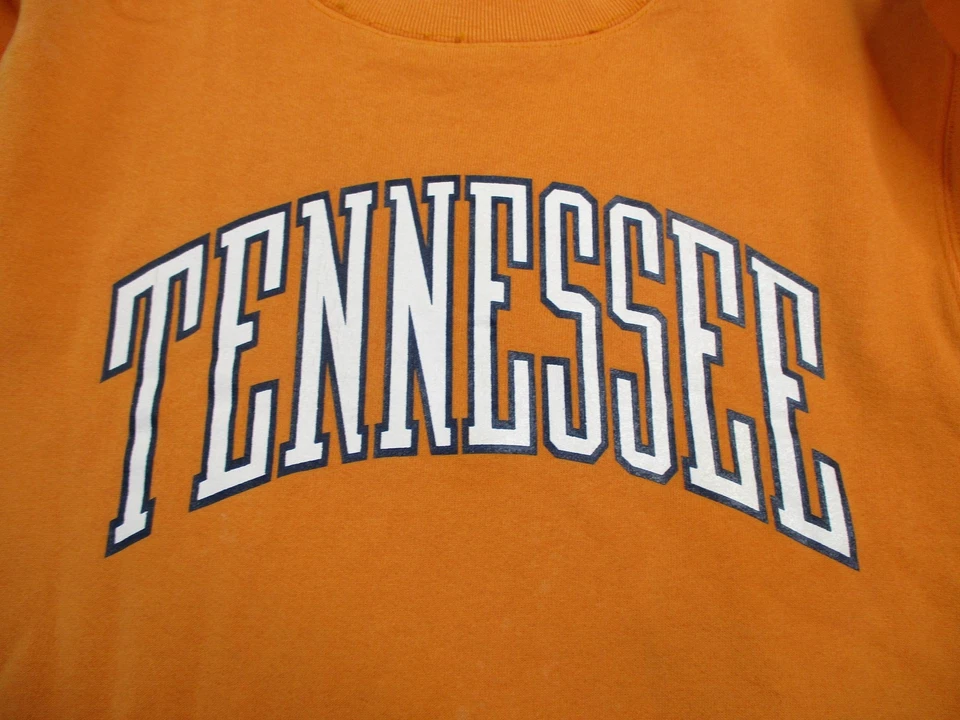 Sudadera De Colección Tennessee Volunteers Para Hombres Mediana NCAA Fútbol Cuello Redondo Años 90 Foto 4 de 4