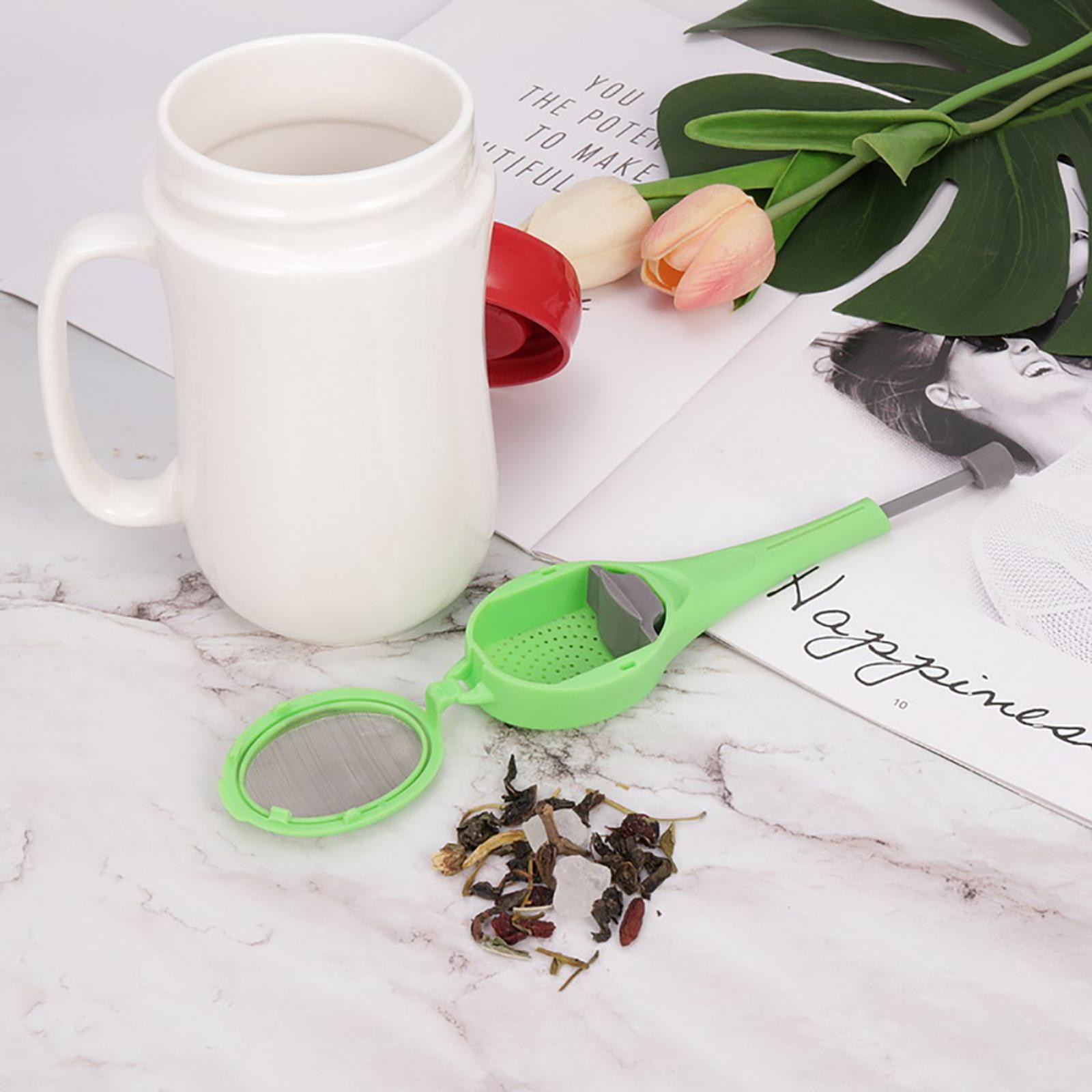 Healthy Total Tea Infuser Strainer Bag Loose Leaf Steeper Press Tea Filt Tool C